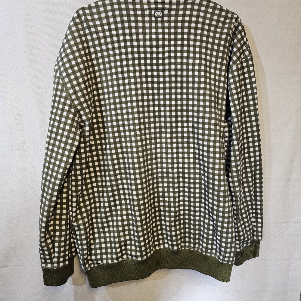 Echo Green and White Checkered Jacket - image 6